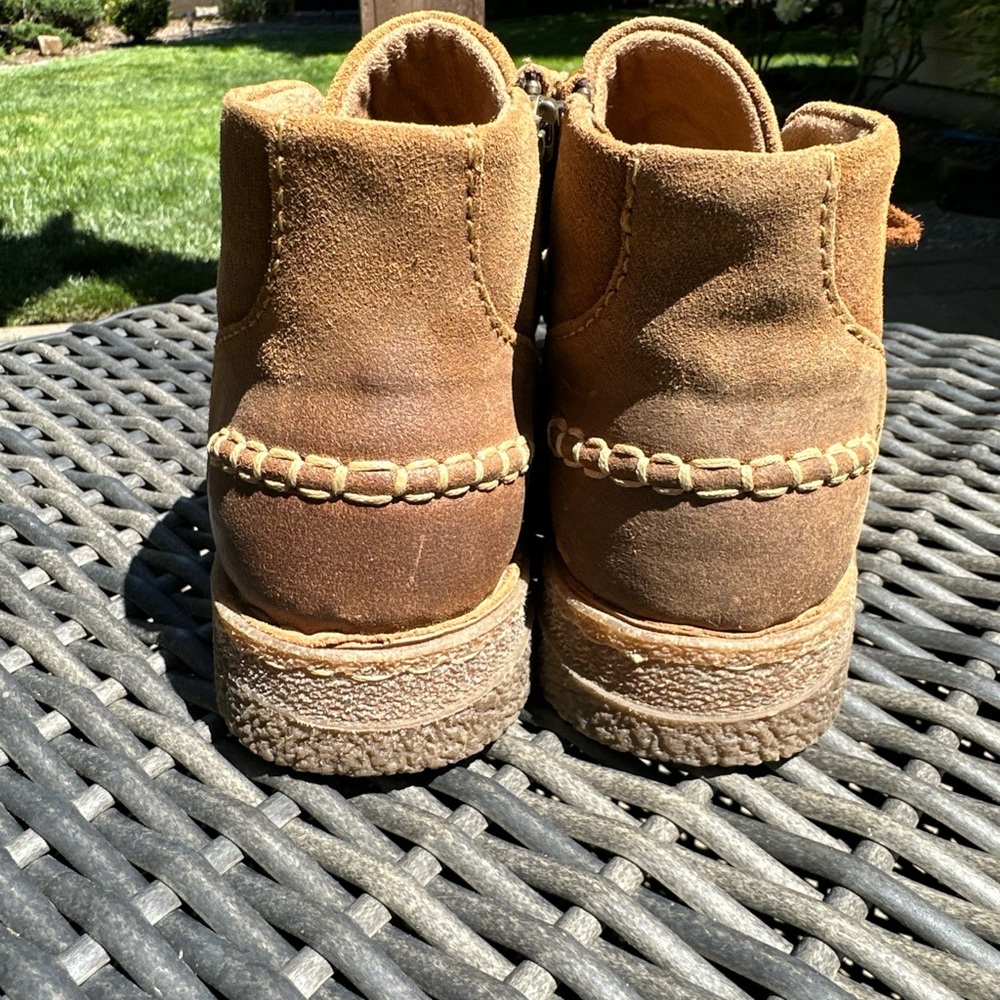 Women's Cozy Casual Suede Ankle Boot in Chestnut Brown - Picture 6 of 12